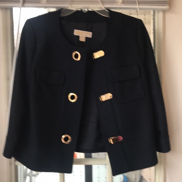 Michael Kors Navy Blue Blazer - Picture 6 of 6
